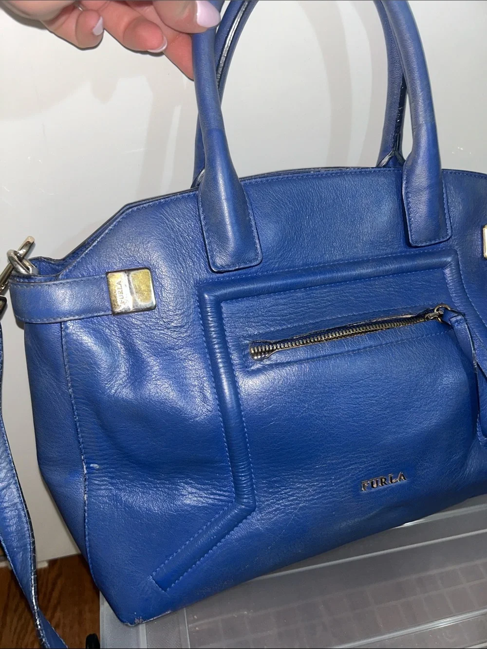 Furla structured satchel